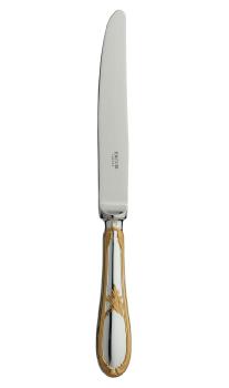Dinner knife in silver lated and gilding - Ercuis